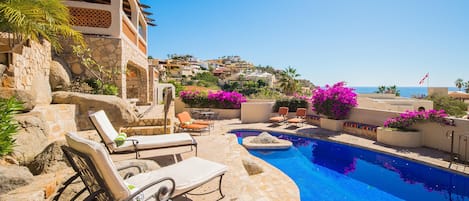 Cozy pool patio