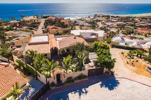 Top view of villa