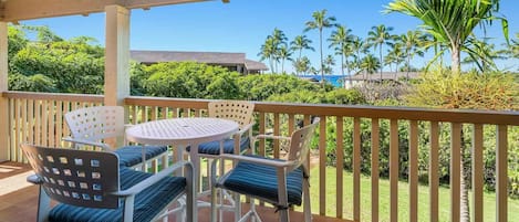 Nihi Kai Villas at Poipu #700 - Covered Dining Lanai - Parrish Kauai