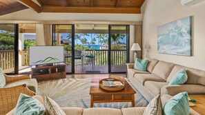 Nihi Kai Villas at Poipu #700 - Living Room - Parrish Kauai