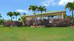 Hale Maluhia at Poipu Kai - Exterior View from Greenbelt - Parrish Kauai