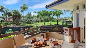 Hale Maluhia at Poipu Kai - Outdoor Dining Lanai View - Parrish Kauai