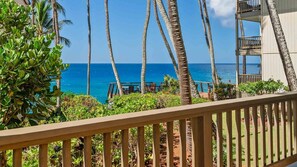 Poipu Palms #101 - Oceanfront Lanai View - Parrish Kauai