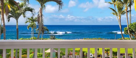 Poipu Kapili Resort #32 - Lanai Ocean & Pool View - Parrish Kauai