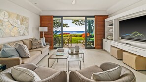 Poipu Kapili Resort #08 - Living Room Oceanfront Views - Parrish Kauai