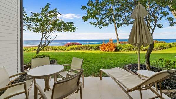 Poipu Kapili Resort #08 - Oceanfront Lanai View - Parrish Kauai