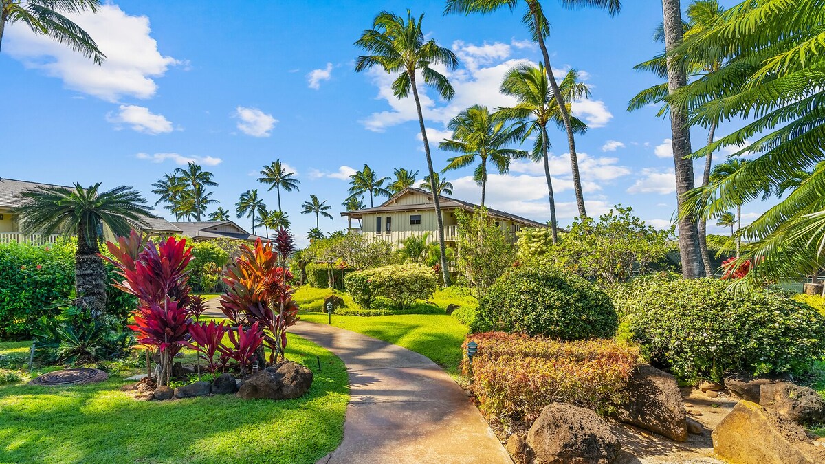 NIhi Kai Villa #826 By Parrish Kauai – ocean views & spacious w/ AC throughout!