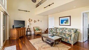 Pali Ke Kua #227 - Spacious Living Room - Parrish Kauai