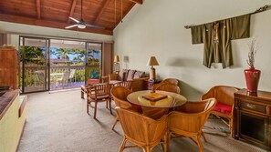 Nihi Kai Villas at Poipu #704 - Dining Room & Living Room - Parrish Kauai