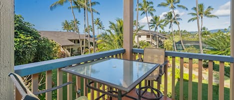 Nihi Kai Villas at Poipu #511 - Dining Lanai View - Parrish Kauai