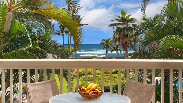 Poipu Kapili Resort #34 - Ocean View Lanai View - Parrish Kauai