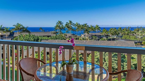Nihi Kai Villas at Poipu #827 - Ocean View Dining Lanai - Parrish Kauai