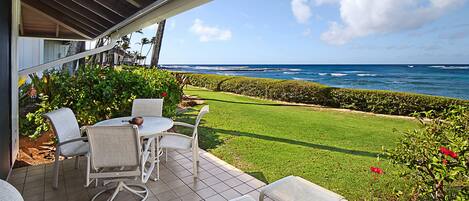 Kiahuna Plantation #197 - Dining & Lounging Lanai - Parrish Kauai