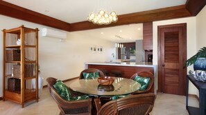 Poipu Kapili Resort #59 - Dining Room & Kitchen - Parrish Kauai