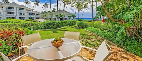 Poipu Kapili Resort #13 - Ocean View Dining Lanai - Parrish Kauai.jpg