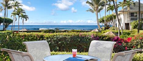 Poipu Kapili Resort #25 - Ocean View Lanai View - Parrish Kauai