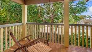 Nihi Kai Villas at Poipu #300 - Lounging Lanai - Parrish Kauai