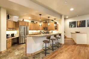 Fully stocked kitchen