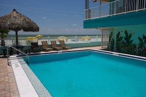 Year-Round Heated Beachfront Pool and Picnic Area