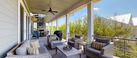 Balcony Outside Living Room