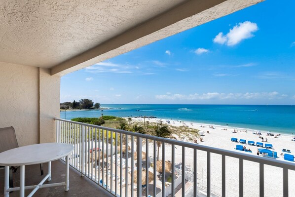 Beach Place 409 Balcony