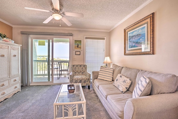 Isle of Palms Vacation Rental | 1BR | 1BA | Stairs Required | 495 Sq Ft