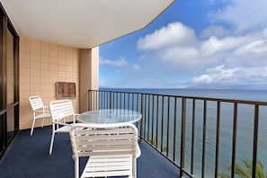Sweeping ocean front views from your private lanai.