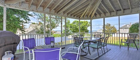 Plymouth Vacation Rental | 6BR | 3.5BA | 3,000 Sq Ft | 1 Step for Entry