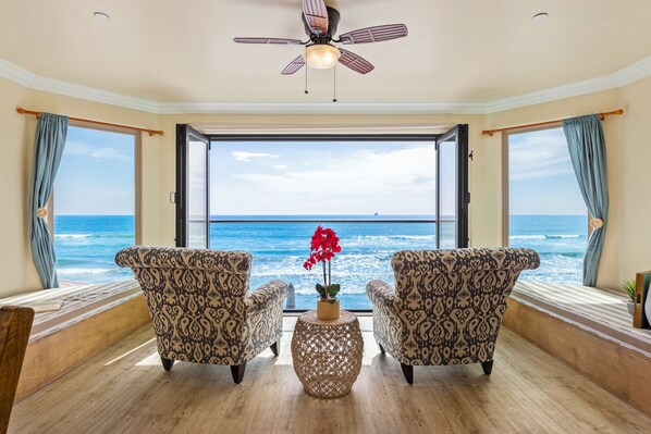 Great Place to Sip Your Morning Coffee and Watch the Waves Crash