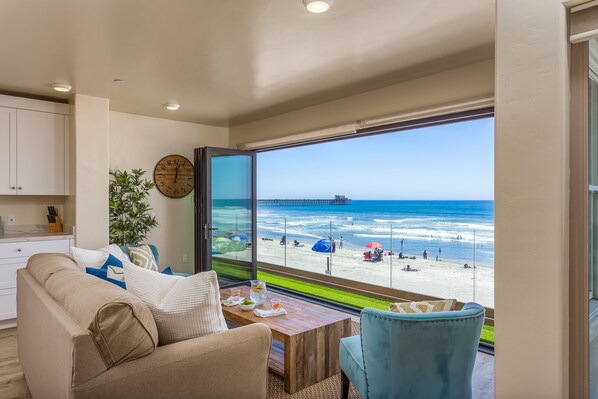 Living Room with Panoramic Doors