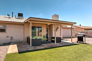 Covered Patio | Fenced Backyard | Single-Story Home