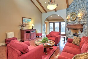 Main Living Space | Fireplace | Open Concept