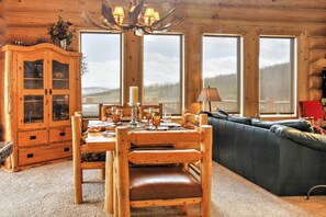 Dining Area | Picture Windows | Vaulted Ceilings