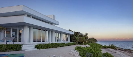 Beach outside home