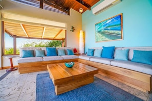 Unveil Your Sanctuary: The Stunning Living Room at Casa Ventana.