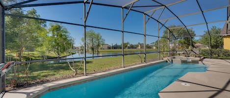 Kissimmee Vacation Rental | 4BR | 3BA | 1 Step to Enter | 2,084 Sq Ft