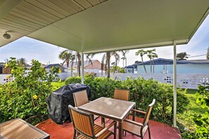 Private Covered Patio | Grill Not Available for Guest Use