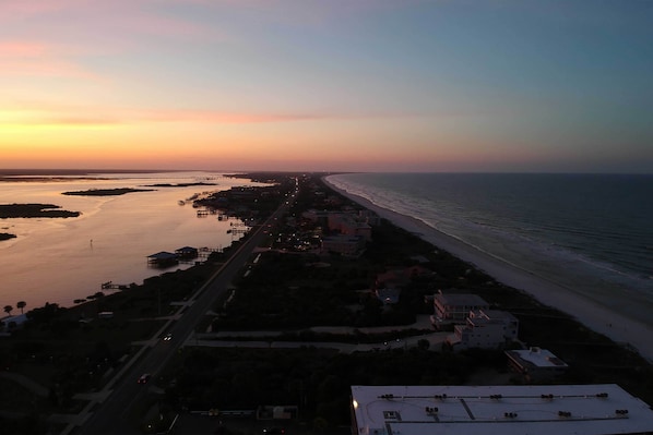 Enjoy a beach retreat at this vacation rental condo in St. Augustine.