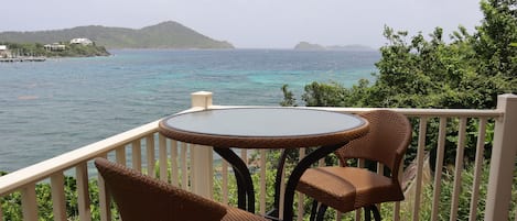 Balcony views of the islands.