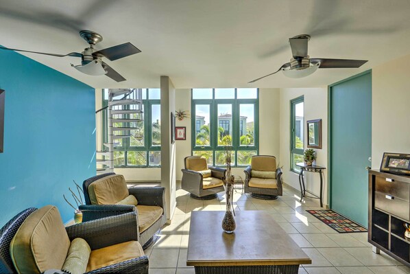 Loiza Vacation Rental | 3BR | 2.5BA | 1,500 Sq Ft | Stairs Required