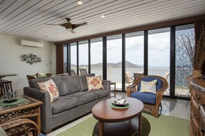 The views can be enjoyed throughout the villa.