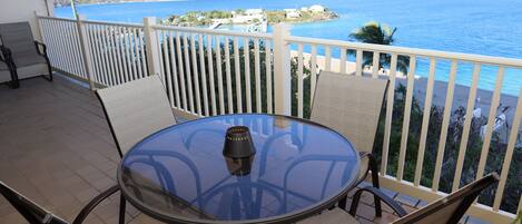 Balcony views of the islands.