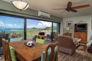 Open the sliding doors and enjoy the hilltop breezes.