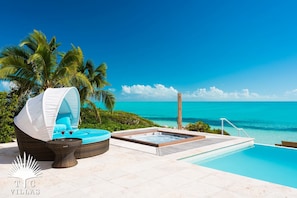 Villa Isla offers direct access to the secluded Long Bay Beach.
