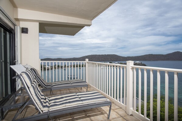 View - Relax on the large balcony and enjoy the Caribbean breezes.