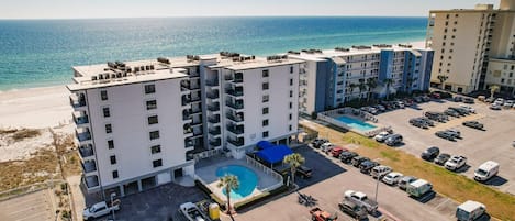 Welcome to Island Sunrise - We offer unit 265 at Island Sunrise. This unit features 2 bedrooms, 2 full bathrooms, and a Gulf front balcony.