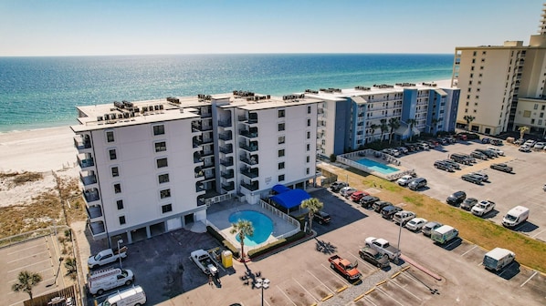 Welcome to Island Sunrise - We offer unit 265 at Island Sunrise. This unit features 2 bedrooms, 2 full bathrooms, and a Gulf front balcony.