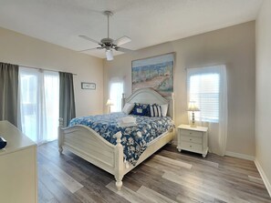 Primary Bedroom - King Bed, Patio Access, En Suite Bathroom