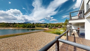 Deck with Lake and Mountain Views - Deck with Lake and Mountain Views