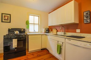 There's plenty of room to prepare your meals within the kitchen.